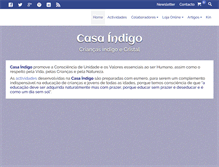 Tablet Screenshot of casa-indigo.com